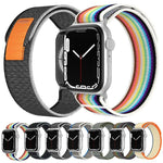 สายรัดนาฬิกาไนลอนแบบห่วงสองส่วน xDfind สำหรับ Apple Watch 46mm / 49mm / 45mm / 44mm, สำหรับ Apple Watch 42mm / 41mm / 40mm / 38mm