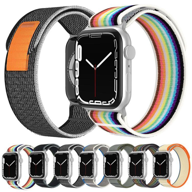 สายรัดนาฬิกาไนลอนแบบห่วงสองส่วน xDfind สำหรับ Apple Watch 46mm / 49mm / 45mm / 44mm, สำหรับ Apple Watch 42mm / 41mm / 40mm / 38mm