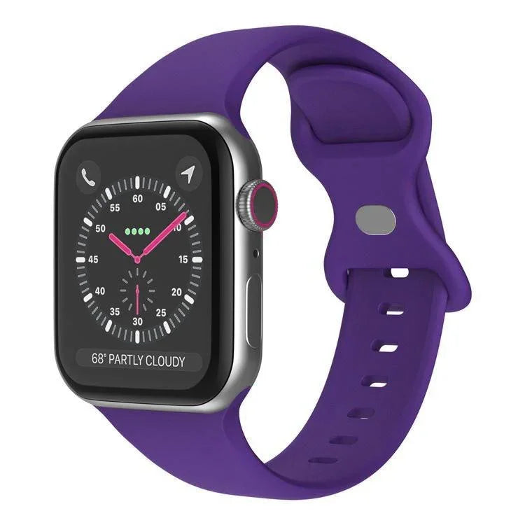 สายรัดนาฬิกาซิลิโคนหัวเข็มขัดผีเสื้อ xDfind สำหรับ Apple Watch 46mm / 49mm / 45mm / 44mm, สำหรับ Apple Watch 42mm / 41mm / 40mm / 38mm