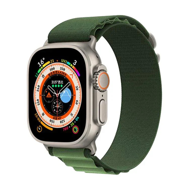 สายรัดนาฬิกาไนลอนแบบห่วง Aline xDfind สำหรับ Apple Watch 46mm / 49mm / 45mm / 44mm, สำหรับ Apple Watch 42mm / 41mm / 40mm / 38mm