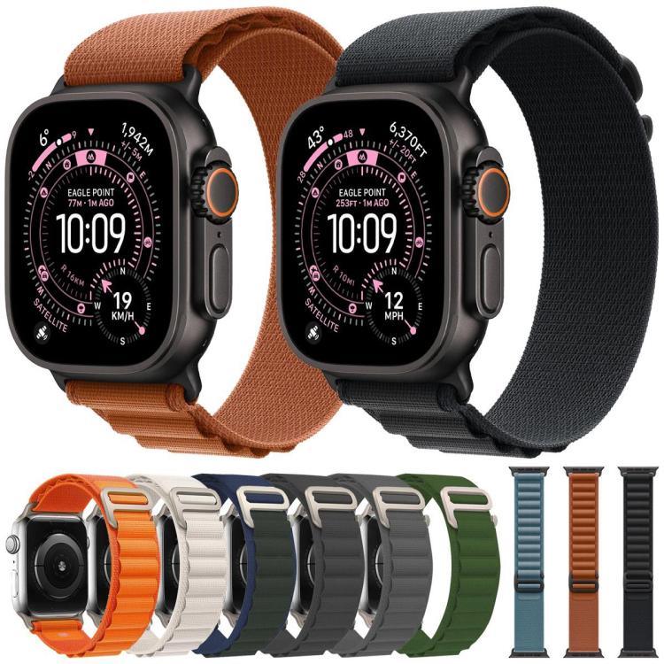 สายรัดนาฬิกาไนลอนแบบห่วง Aline xDfind สำหรับ Apple Watch 46mm / 49mm / 45mm / 44mm, สำหรับ Apple Watch 42mm / 41mm / 40mm / 38mm