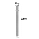 xDfind Milan Magnetic Steel Mesh Watch Band, For Xiaomi Band 10 Pro / 9 Pro / 8 Pro