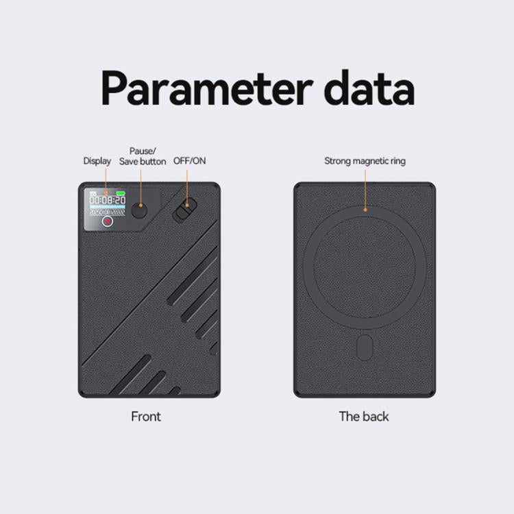 JNN A5 OLED Display Smart AI Magnetic Recorder Support APP Control, 8GB, 16GB, 32GB, 64GB, 128GB