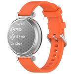 xDfind Quick Release Silver Buckle Silicone Watch Band Wristband, For Garmin Lily 2