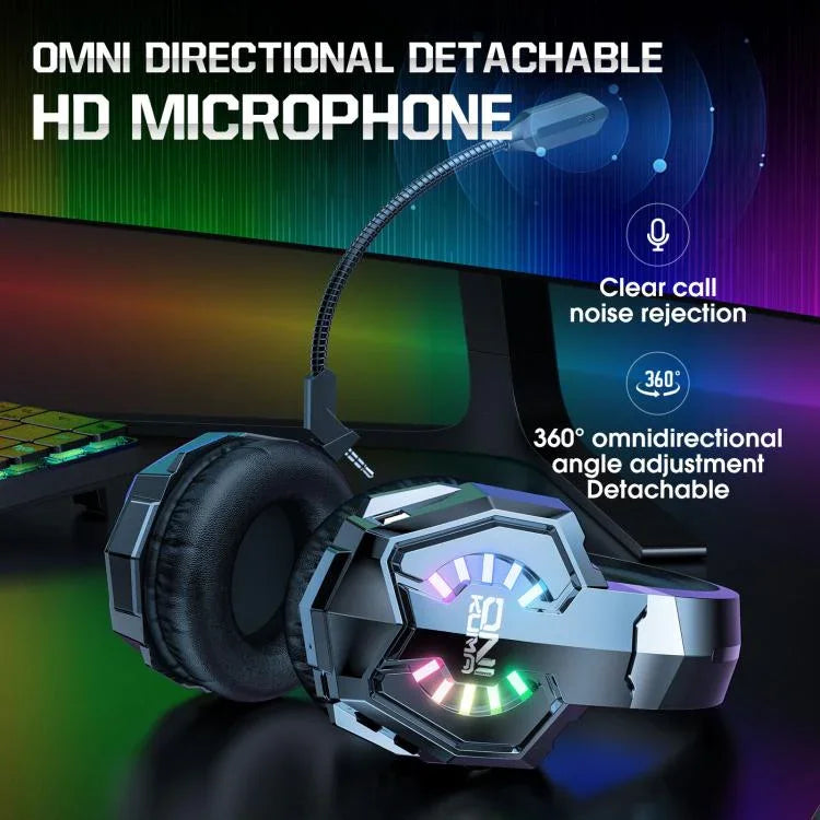 หูฟังเกม ONIKUMA B15 แบบสามโหมด Bluetooth, 2.4G, มีสาย