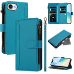 เคสหนังซิปพร้อมสายคล้องมือและช่องใส่บัตร 9 ช่องแบบปิดด้วยแม่เหล็ก สำหรับ iPhone 17e / 16e, สำหรับ iPhone 17 Pro Max, สำหรับ iPhone 17 Pro, สำหรับ iPhone 17, สำหรับ iPhone Air, สำหรับ iPhone 16 Pro Max, สำหรับ iPhone 16 Pro, สำหรับ iPhone 16 Plus