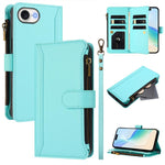 เคสหนังซิปพร้อมสายคล้องมือและช่องใส่บัตร 9 ช่องแบบปิดด้วยแม่เหล็ก สำหรับ iPhone 17e / 16e, สำหรับ iPhone 17 Pro Max, สำหรับ iPhone 17 Pro, สำหรับ iPhone 17, สำหรับ iPhone Air, สำหรับ iPhone 16 Pro Max, สำหรับ iPhone 16 Pro, สำหรับ iPhone 16 Plus