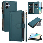 เคสหนังซิปพร้อมสายคล้องมือและช่องใส่บัตร 9 ช่องแบบปิดด้วยแม่เหล็ก สำหรับ iPhone 17e / 16e, สำหรับ iPhone 17 Pro Max, สำหรับ iPhone 17 Pro, สำหรับ iPhone 17, สำหรับ iPhone Air, สำหรับ iPhone 16 Pro Max, สำหรับ iPhone 16 Pro, สำหรับ iPhone 16 Plus