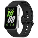 สายรัดนาฬิกาซิลิโคนหัวเข็มขัดสีสันสดใสสีพื้น xDfind สำหรับ Samsung Galaxy Fit3 SM-R390