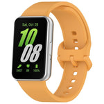 สายรัดนาฬิกาซิลิโคนหัวเข็มขัดสีสันสดใสสีพื้น xDfind สำหรับ Samsung Galaxy Fit3 SM-R390