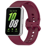 สายรัดนาฬิกาซิลิโคนหัวเข็มขัดสีสันสดใสสีพื้น xDfind สำหรับ Samsung Galaxy Fit3 SM-R390
