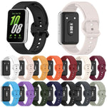 สายรัดนาฬิกาซิลิโคนหัวเข็มขัดสีสันสดใสสีพื้น xDfind สำหรับ Samsung Galaxy Fit3 SM-R390