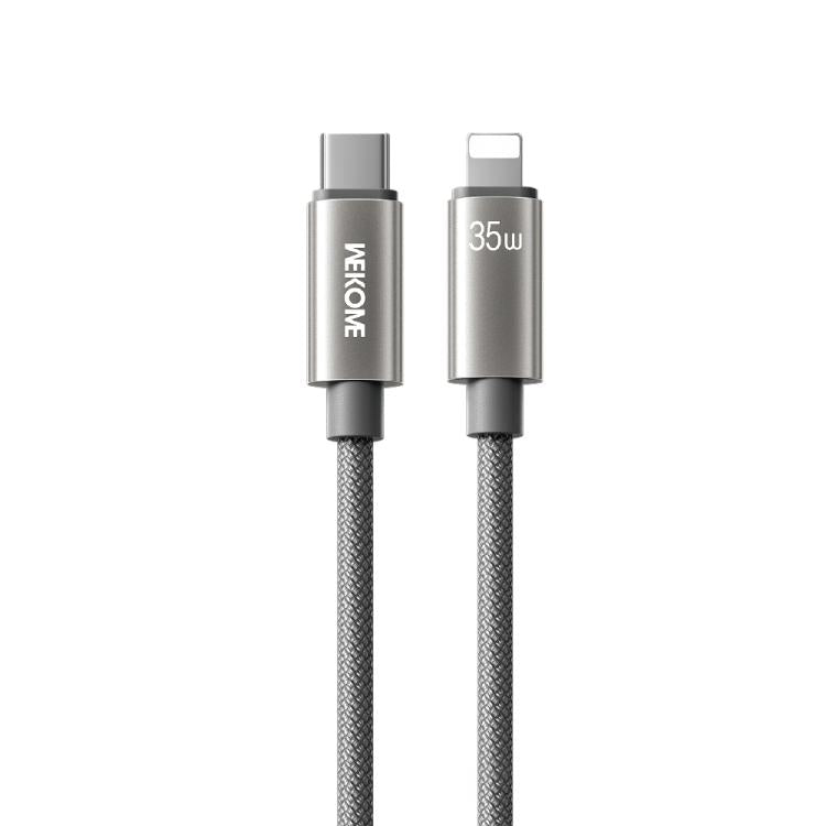 สายชาร์จข้อมูล WK WDC-65 PD35W Type-C ถึง 8 Pin ชาร์จเร็ว ยาว 1.2 เมตร, WDC-65