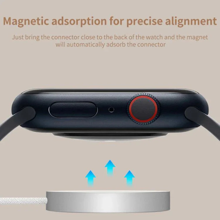 สำหรับ Apple Watch Series xDfind ตัวเรือนอลูมิเนียมอัลลอยด์ พร้อมที่ชาร์จไร้สายแม่เหล็ก Type-C, USB-A