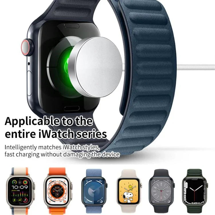 สำหรับ Apple Watch Series xDfind ตัวเรือนอลูมิเนียมอัลลอยด์ พร้อมที่ชาร์จไร้สายแม่เหล็ก Type-C, USB-A