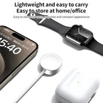 สำหรับ Apple Watch Series xDfind ตัวเรือนอลูมิเนียมอัลลอยด์ พร้อมที่ชาร์จไร้สายแม่เหล็ก Type-C, USB-A