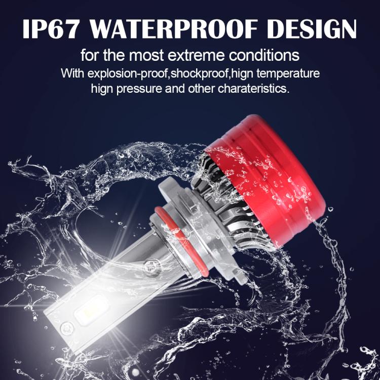 2pcs 25W 2500lm 6000K Car LED Headlight Bulb, 9004, 9005, 9006, 9007, H1, H4, H7, H11