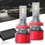 2pcs 25W 2500lm 6000K Car LED Headlight Bulb, 9004, 9005, 9006, 9007, H1, H4, H7, H11