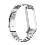 สายรัดนาฬิกาเหล็กสามเม็ดแบบบูรณาการกรอบโลหะ xDfind สำหรับ Samsung Galaxy Fit 2
