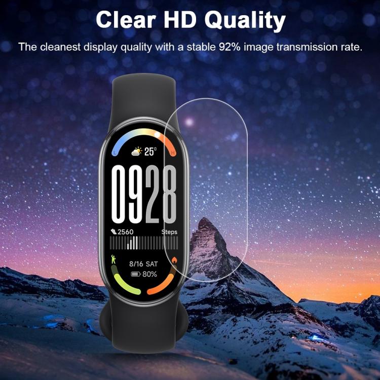 5pcs xDfind Soft Hydrogel Film Full Cover Front Protector, For Xiaomi Smart Band 10, For Xiaomi Redmi Watch 5, For Xiaomi Smart Band 9 Pro, For Xiaomi Redmi Watch 5 Lite, For Xiaomi Redmi Watch 5 Active, For Xiaomi Smart Band 9 NFC                     ...