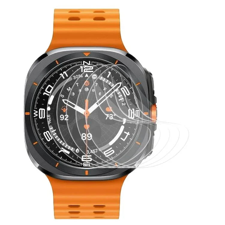 ฟิล์มไฮโดรเจลนุ่มเต็มหน้าปก xDfind 5 ชิ้น สำหรับ Samsung Galaxy Watch Ultra / Ultra 2025, สำหรับ Samsung Galaxy Watch8 Classic 46mm, สำหรับ Samsung Galaxy Watch8 44mm, สำหรับ Samsung Galaxy Watch8 40mm, สำหรับ Samsung Galaxy Watch7 44mm