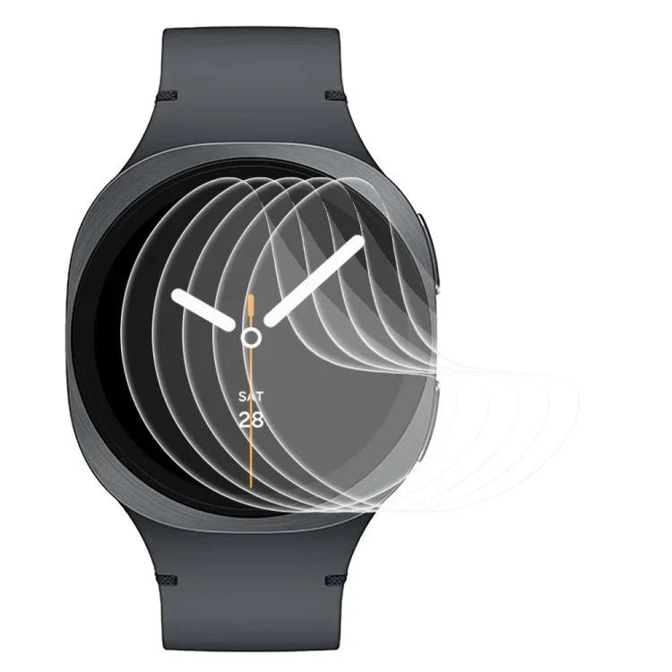 ฟิล์มไฮโดรเจลนุ่มเต็มหน้าปก xDfind 5 ชิ้น สำหรับ Samsung Galaxy Watch Ultra / Ultra 2025, สำหรับ Samsung Galaxy Watch8 Classic 46mm, สำหรับ Samsung Galaxy Watch8 44mm, สำหรับ Samsung Galaxy Watch8 40mm, สำหรับ Samsung Galaxy Watch7 44mm