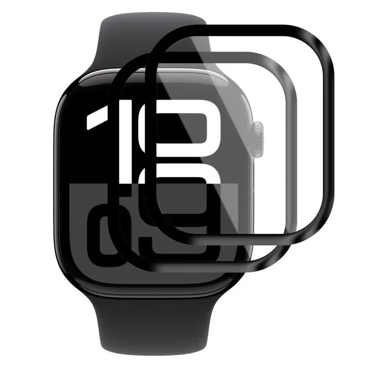 ฟิล์มป้องกันหน้าจอวัสดุคอมโพสิต 3D โค้งนุ่ม xDfind 2 ชิ้น สำหรับ Apple Watch Series 6&SE&5&4 ขนาด 44 มม., สำหรับ Apple Watch Series 6&SE&5&4 ขนาด 40 มม., สำหรับ Apple Watch Series 11 / 10 ขนาด 46 มม., สำหรับ Apple Watch Ultra 3 / 2 / 1 ขนาด 49 มม.