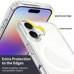 เคสโทรศัพท์ PC Hybrid TPU Magsafe กันรอยขีดข่วน สำหรับ iPhone 17 Pro Max, สำหรับ iPhone 17 Pro, สำหรับ iPhone 17, สำหรับ iPhone Air