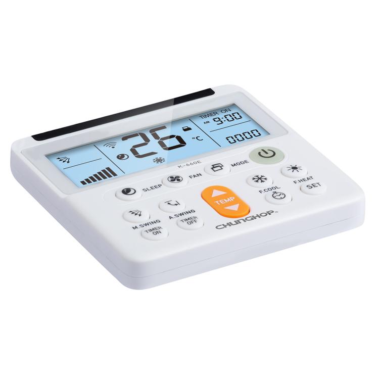 รีโมทคอนโทรลเครื่องปรับอากาศอเนกประสงค์ CHUNGHOP K-660E