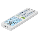 รีโมทคอนโทรลเครื่องปรับอากาศอเนกประสงค์ CHUNGHOP K-3302E พร้อมไฟฉายและไฟ LCD, K-3302E