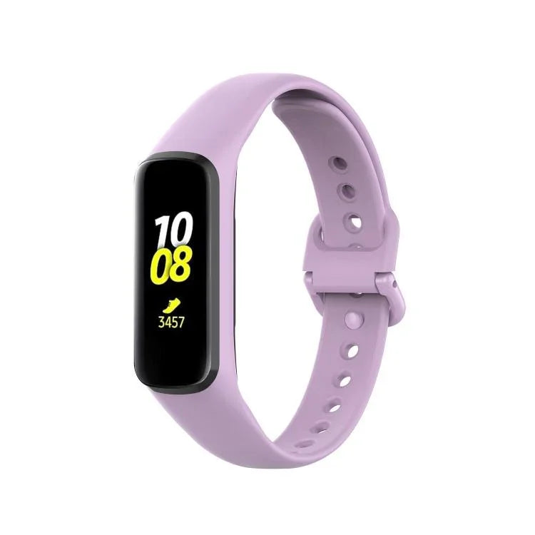 สายรัดนาฬิกาซิลิโคนสีเรียบ xDfind สำหรับ Samsung Galaxy Fit2 R220