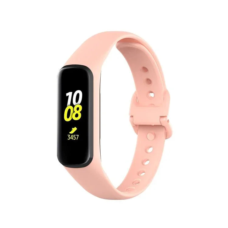 สายรัดนาฬิกาซิลิโคนสีเรียบ xDfind สำหรับ Samsung Galaxy Fit2 R220