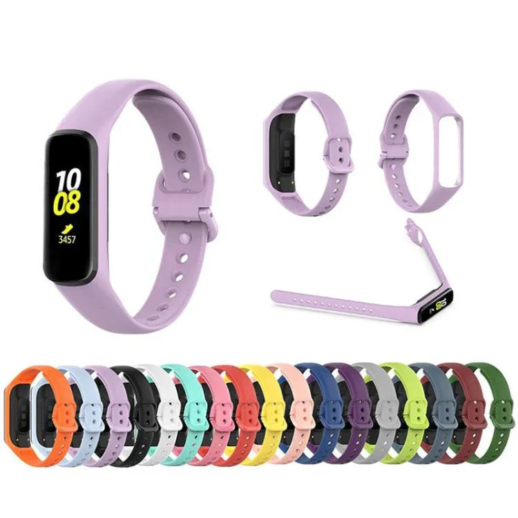 สายรัดนาฬิกาซิลิโคนสีเรียบ xDfind สำหรับ Samsung Galaxy Fit2 R220