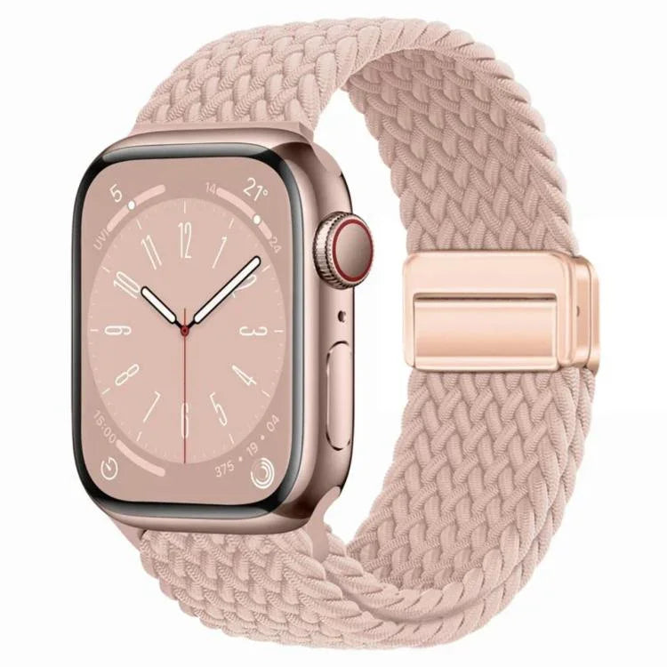 สายรัดนาฬิกาทอแบบห่วงหัวเข็มขัดแม่เหล็ก xDfind สำหรับ Apple Watch ขนาด 46 มม. / 49 มม. / 45 มม. / 44 มม. และ 42 มม. / 41 มม. / 40 มม. / 38 มม.