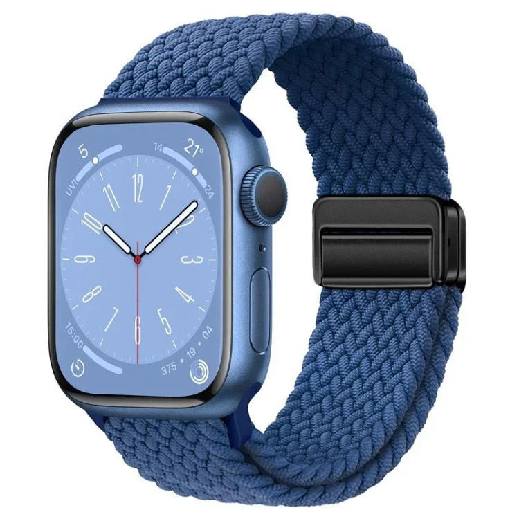 สายรัดนาฬิกาทอแบบห่วงหัวเข็มขัดแม่เหล็ก xDfind สำหรับ Apple Watch ขนาด 46 มม. / 49 มม. / 45 มม. / 44 มม. และ 42 มม. / 41 มม. / 40 มม. / 38 มม.