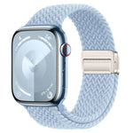 สายรัดนาฬิกาทอแบบห่วงหัวเข็มขัดแม่เหล็ก xDfind สำหรับ Apple Watch ขนาด 46 มม. / 49 มม. / 45 มม. / 44 มม. และ 42 มม. / 41 มม. / 40 มม. / 38 มม.