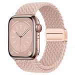 สายรัดนาฬิกาทอแบบห่วงหัวเข็มขัดแม่เหล็ก xDfind สำหรับ Apple Watch ขนาด 46 มม. / 49 มม. / 45 มม. / 44 มม. และ 42 มม. / 41 มม. / 40 มม. / 38 มม.