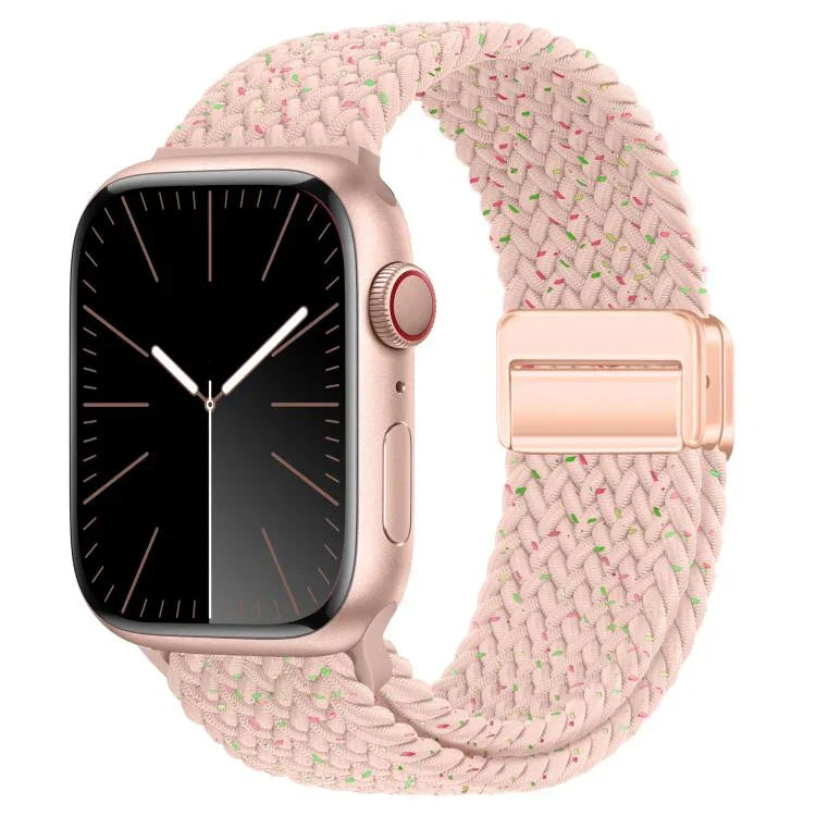 สายรัดนาฬิกาทอแบบห่วงหัวเข็มขัดแม่เหล็ก xDfind สำหรับ Apple Watch ขนาด 46 มม. / 49 มม. / 45 มม. / 44 มม. และ 42 มม. / 41 มม. / 40 มม. / 38 มม.