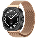 สายรัดนาฬิกาเหล็กสแตนเลสแม่เหล็กมิลาน xDfind สำหรับ Samsung Galaxy Watch Ultra 47มม. / Ultra 2025