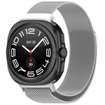 สายรัดนาฬิกาเหล็กสแตนเลสแม่เหล็กมิลาน xDfind สำหรับ Samsung Galaxy Watch Ultra 47มม. / Ultra 2025