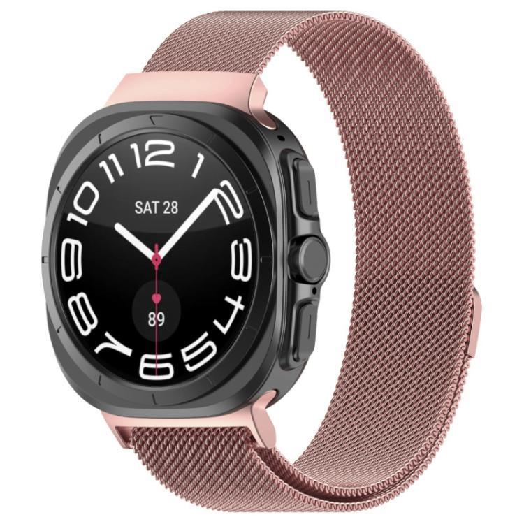 สายรัดนาฬิกาเหล็กสแตนเลสแม่เหล็กมิลาน xDfind สำหรับ Samsung Galaxy Watch Ultra 47มม. / Ultra 2025