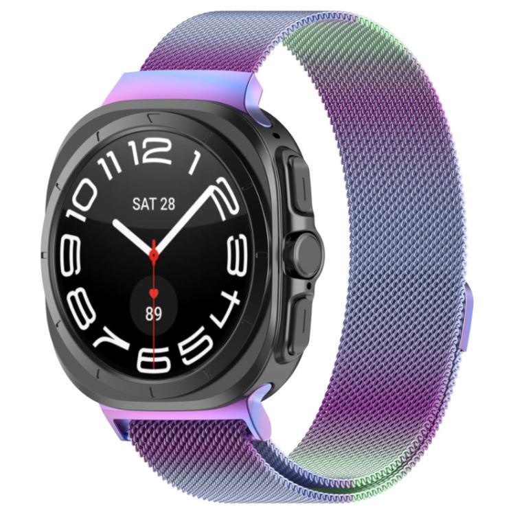 สายรัดนาฬิกาเหล็กสแตนเลสแม่เหล็กมิลาน xDfind สำหรับ Samsung Galaxy Watch Ultra 47มม. / Ultra 2025