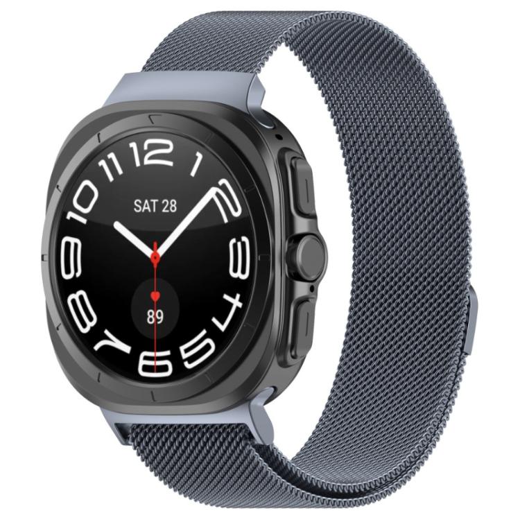 สายรัดนาฬิกาเหล็กสแตนเลสแม่เหล็กมิลาน xDfind สำหรับ Samsung Galaxy Watch Ultra 47มม. / Ultra 2025