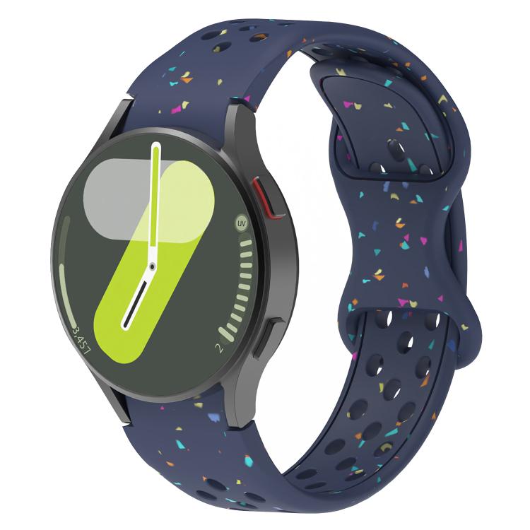 Eco-Friendly Granular Colorful Dots Silicone Watch Band, For Samsung Galaxy Watch 7 40 / 44mm