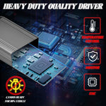 2pcs/Pack 60W 8000LM 6000K Three Color Remote Control Car LED Headlight Bulb, 9005, 9006, H1, H4, H7, H11