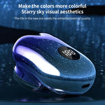 เครื่องโกนหนวดไฟฟ้าแบบพกพา WG-P10X พร้อมจอแสดงผลดิจิทัล LED ชาร์จไฟได้