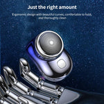 เครื่องโกนหนวดไฟฟ้าแบบพกพา WG-P10X พร้อมจอแสดงผลดิจิทัล LED ชาร์จไฟได้