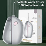 FY-B301 เครื่องทำความสะอาดฟันด้วยน้ำแบบพับได้พกพา ถังน้ำ 120 มล., FY-B301
