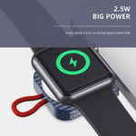 ROCK W26 ที่ชาร์จไร้สายแม่เหล็กแบบพกพาสำหรับ Apple Watch อินเทอร์เฟซ Type-C, W26 อินเทอร์เฟซ Type-C