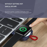 ROCK W26 ที่ชาร์จไร้สายแม่เหล็กแบบพกพาสำหรับ Apple Watch อินเทอร์เฟซ Type-C, W26 อินเทอร์เฟซ Type-C